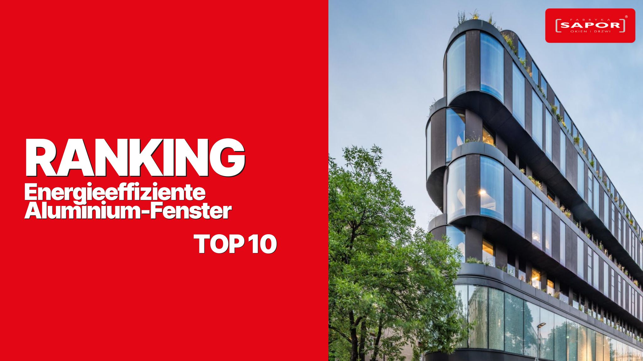 RANKING Energieeffiziente Aluminium-Fenster