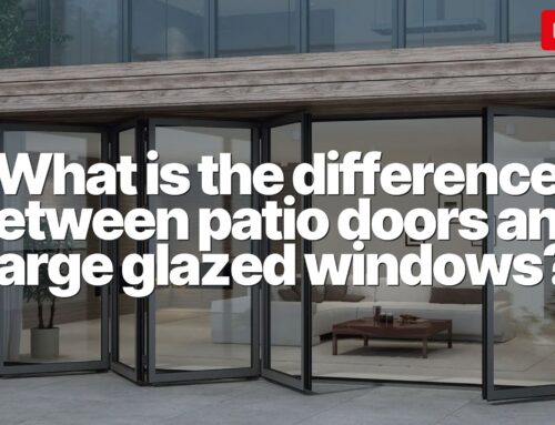 What’s the difference between patio doors and large glazed windows?