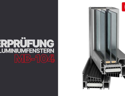 Überprüfung des MB-104 Aluminium-Fensters