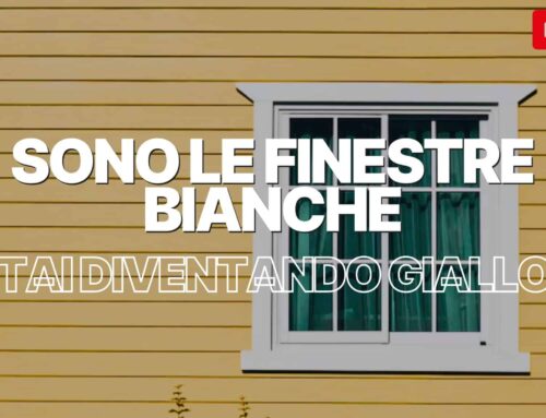 Le finestre bianche non diventano gialle?